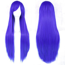 24 Colors Women Heat Resistant Wigs 80cm