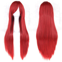 24 Colors Women Heat Resistant Wigs 80cm