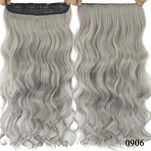 Grey Hair Extension Heat Resistant Synthetic Hair