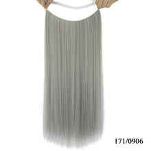 Grey Hair Extension Heat Resistant Synthetic Hair