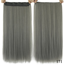 Grey Hair Extension Heat Resistant Synthetic Hair