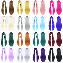 24 Colors Women Heat Resistant Wigs 80cm